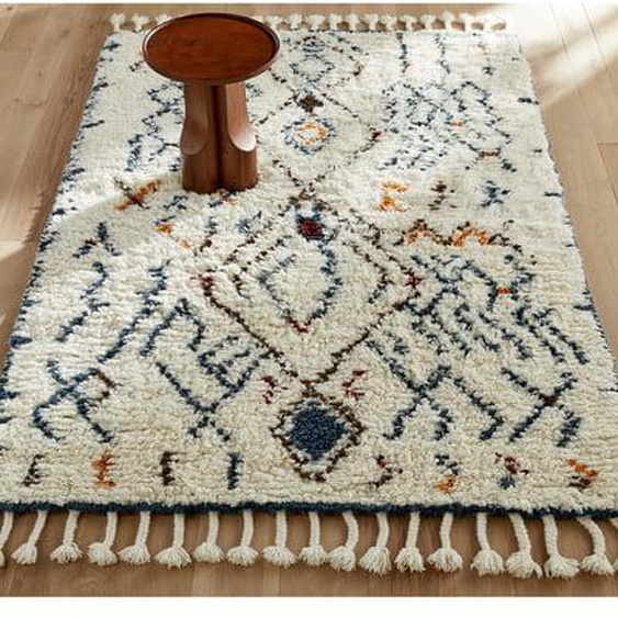 Tapis berbère épais en laine, tissé main, Naroun