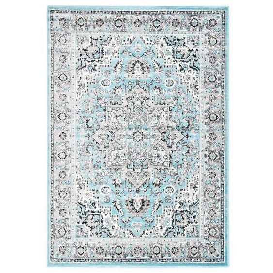 Tapis Bleu clair 80 x 150 cm Polyéthylène