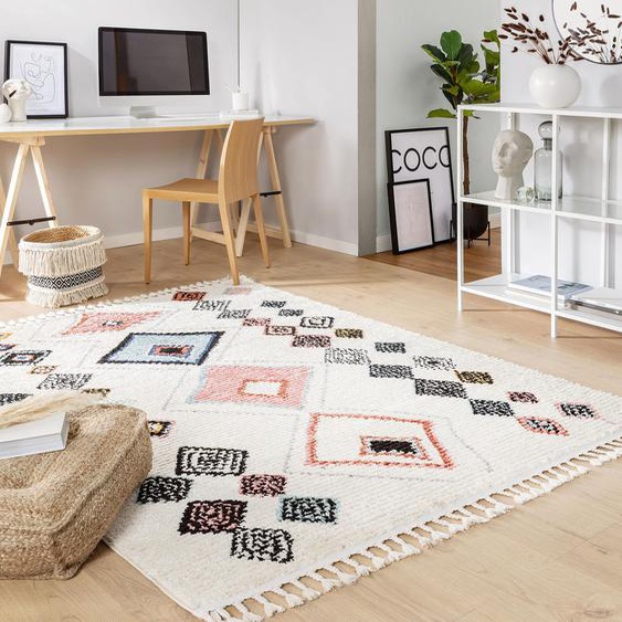 Tapis Bosse Multicouleur 160x230 cm - Tapis style Berbère