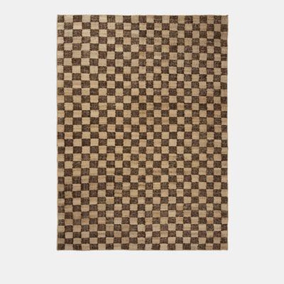 Tapis Check Wool Jute - coffee/natural - 300 x 200 cm