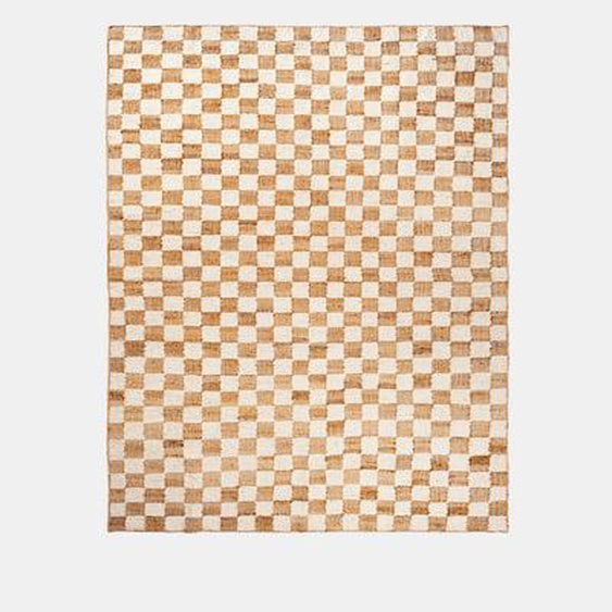 Tapis Check Wool Jute - 300 x 200 cm - off-white/natural
