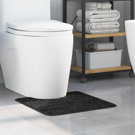 Tapis de bain antidérapant avec découpe pour toilette