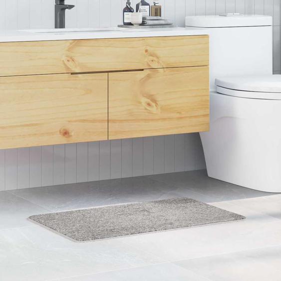 Tapis de bain antidérapant Gris 50 x 80 cm PP