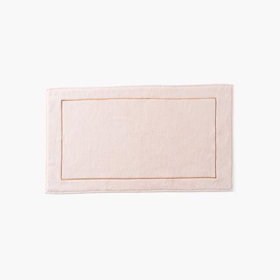 Tapis de bain coton et viscose de bambou Aura nude