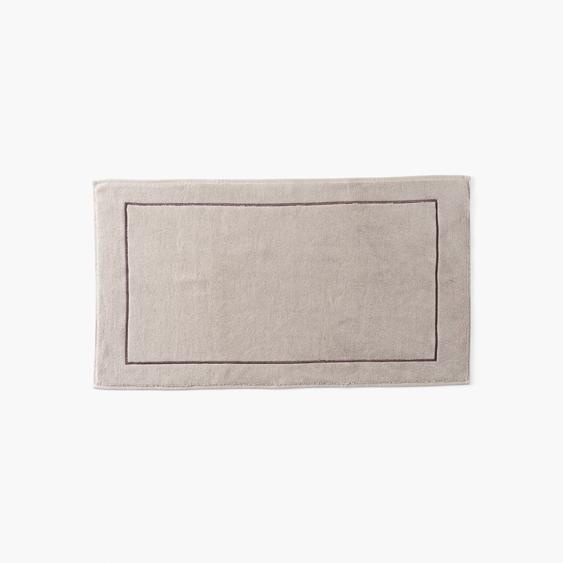Tapis de bain coton et viscose de bambou Aura taupe