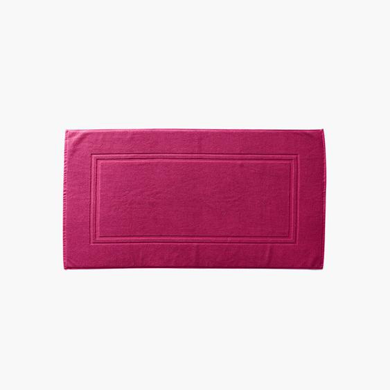 Tapis de bain coton Lola II framboise