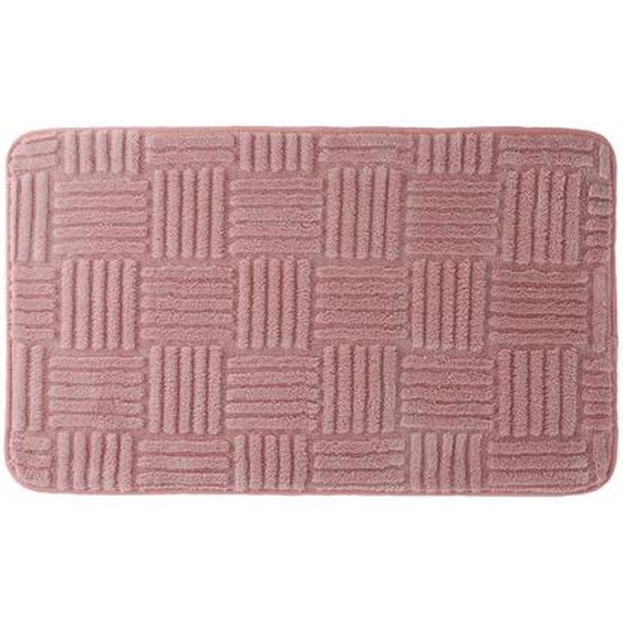 Tapis de bain effet damier -