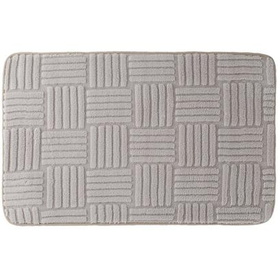 Tapis de bain effet damier -