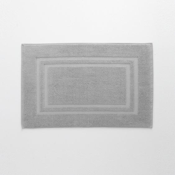 Tapis de bain éponge double liteau - Tapis De Bain : 60x100cm - Gris - Colombine