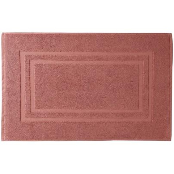 Tapis de bain éponge double liteau - Tapis De Bain : 60x100cm - Rouge - Colombine