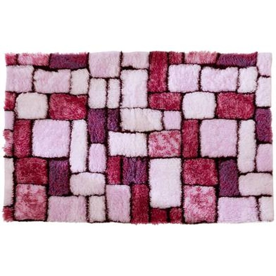 Tapis De Bain Mosaïque Toucher Peluche -