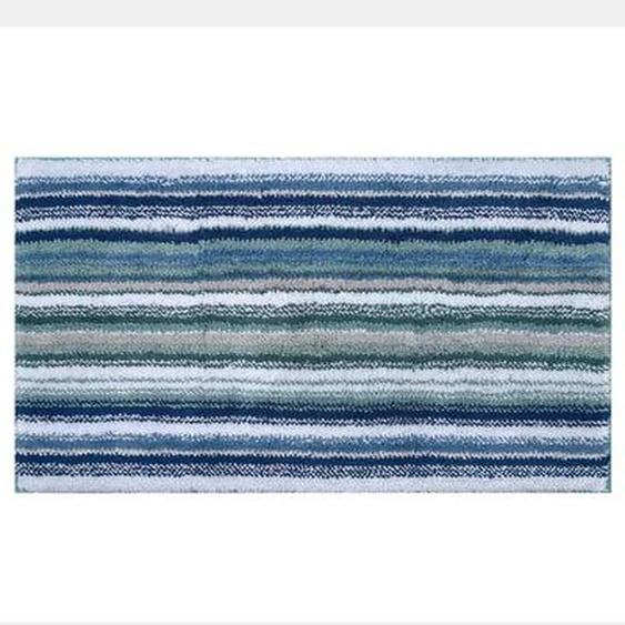 Tapis de bain pur coton Venice bleu