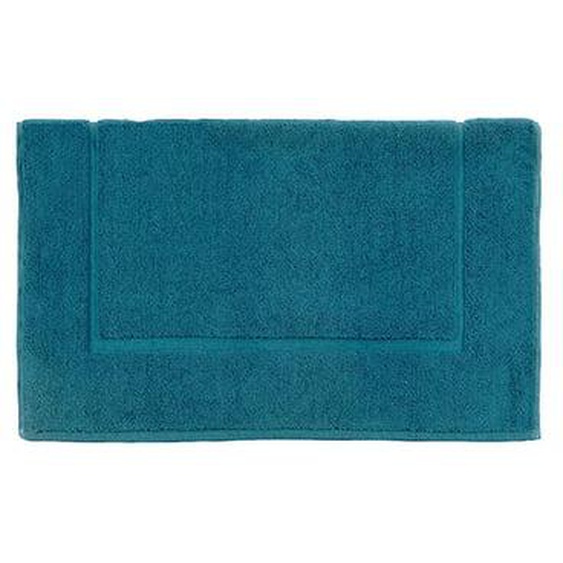 Tapis de bain uni en coton, AQUA