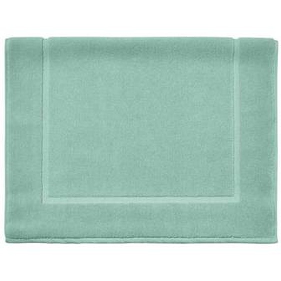 Tapis de bain unie en coton, AQUA