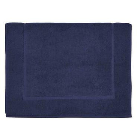 Tapis de bain unie en coton, AQUA