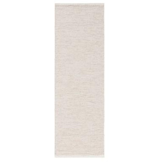 Tapis de couloir en coton tissé main Ron