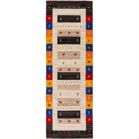 Tapis de couloir en laine Jamal