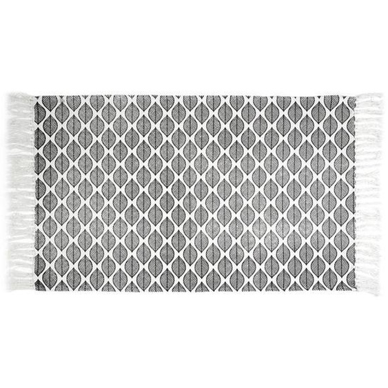 Tapis de cuisine 50x80 cm ZESTE motif feuille gris