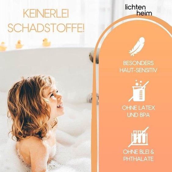 Tapis de douche antidérapant 53 x 53 cm, sans BPA, gris clair, pour bébés et personnes âgées