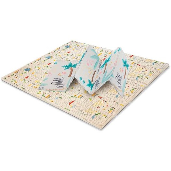 Tapis De Jeu 120x180 Cm Pliable Animaux-ville