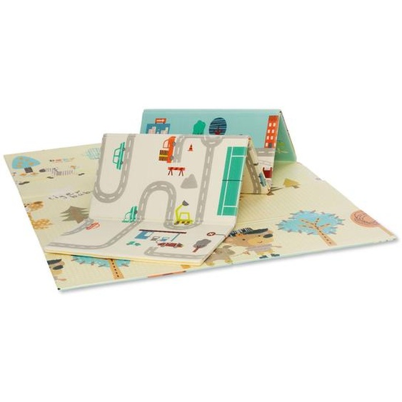 Tapis De Jeu 120x180 Cm Pliable Ville-forêt