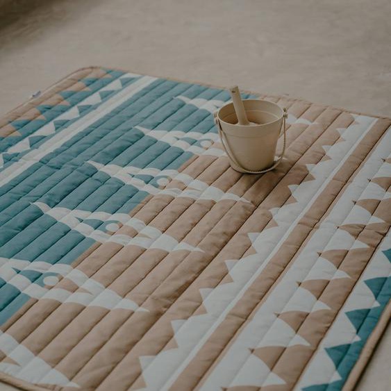Tapis De Jeu En Coton Bio Multicolore