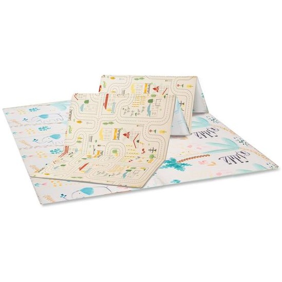 Tapis De Jeu 120x180 Cm Pliable Animaux-ville