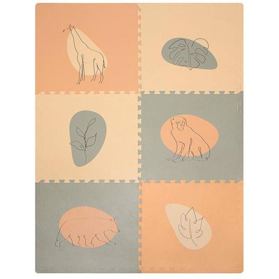 Tapis De Jeu Mousse À Assembler Jungle Jungle
