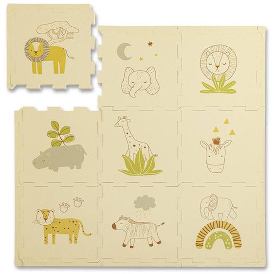 Tapis De Jeu Mousse À Assembler Safari Animals Safari Animals
