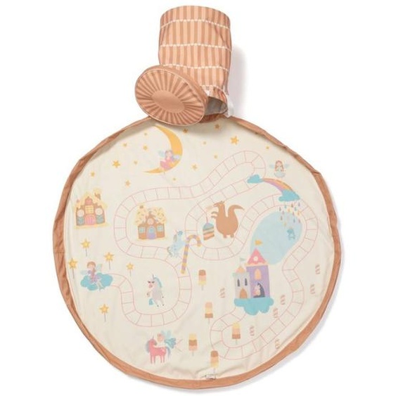 Tapis De Jeu & Panier À Jouets- Zoo Rose