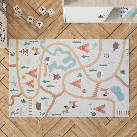 Tapis De Jeu Vinyle Recyclable Super Western Multicolore