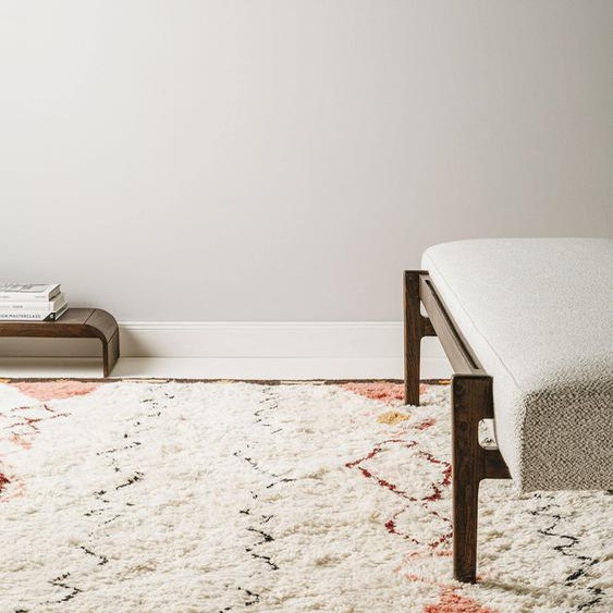 Tapis de laine Agatha Ivoire 160x230 cm - Tapis style Berbère