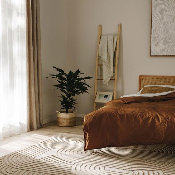 Tapis de laine Nuria Beige 200x300 cm - Tapis nature