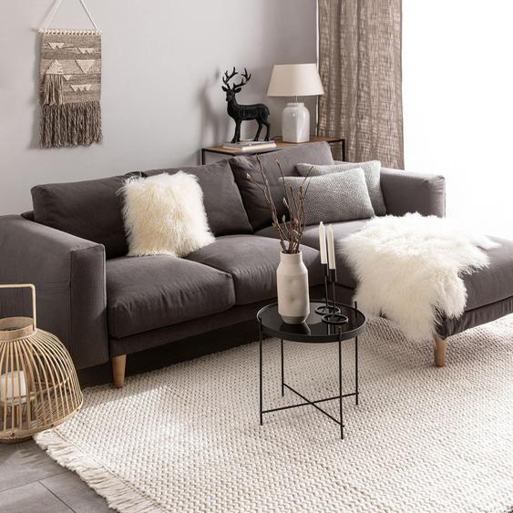 Tapis de laine Velma Ivoire 80x150 cm - Tapis nature