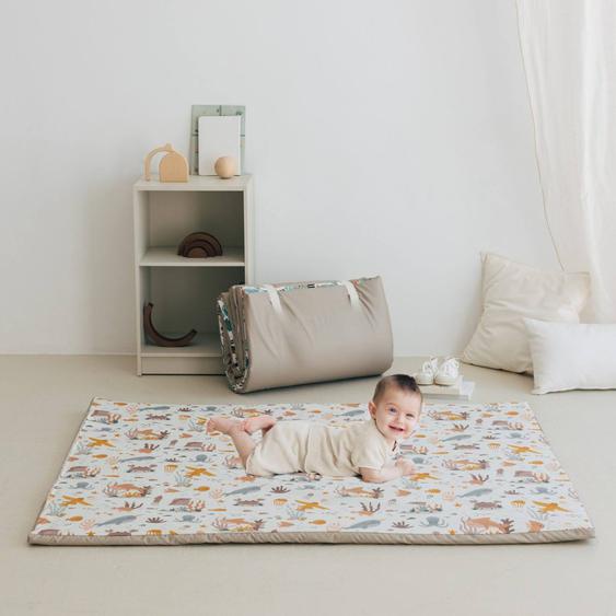 Tapis De Motricité Enrollagateo Motifs Animaux Marins