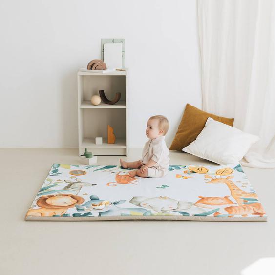 Tapis De Motricité Enrollagateo Motifs Safari