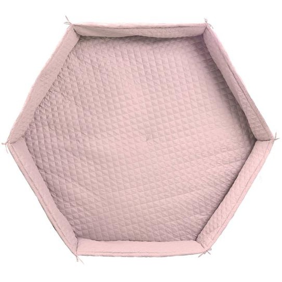 Tapis De Parc Bébé Hexagonal Roba Style - Rembourrage Latéral Sécurisé Rose / Mauve