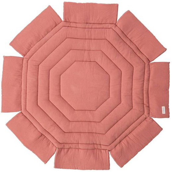 Tapis De Parc Octogonal Rose Poudré