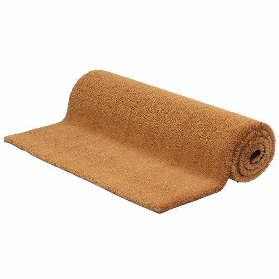 Tapis de porte naturel 80x100 cm fibre de coco touffeté