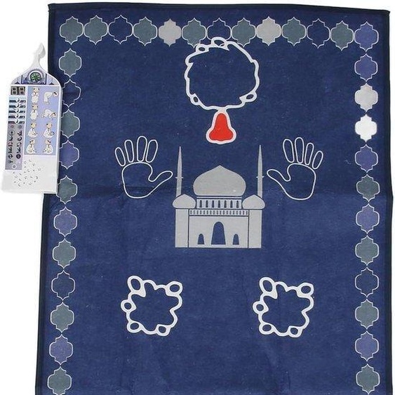 Tapis de prière électronique, pliable, 236 x 394 cm, pour la prière islamique