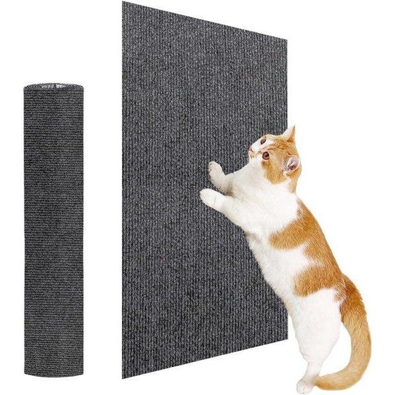 Tapis de protection autocollant gris 40 x 60 cm pour canapé