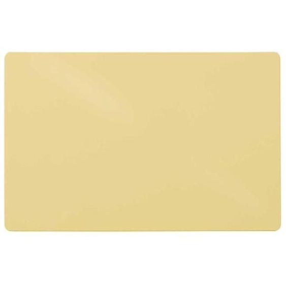 Tapis de protection de sol 114 x 150 cm Beige - Pour chaise de bureau - Résistant aux roulettes