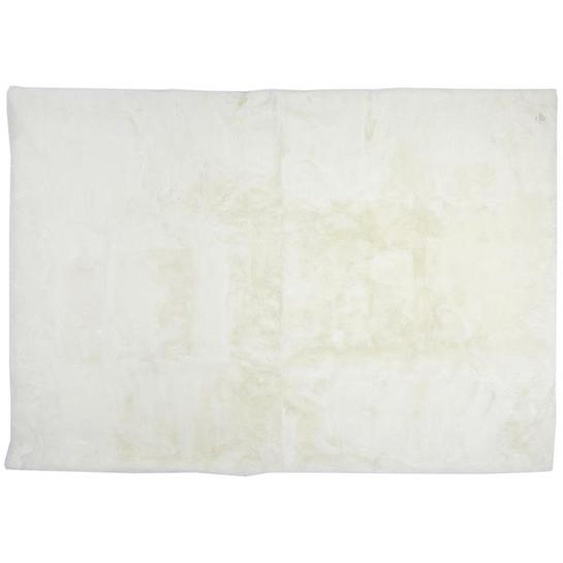 Tapis de salon 120x170 cm POLAR imitation fourrure ecru