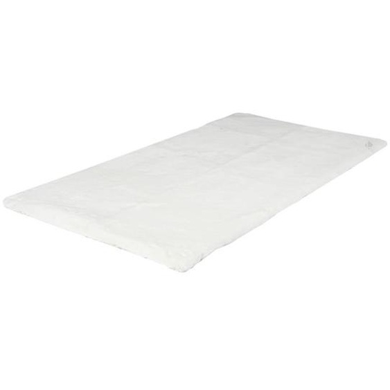 Tapis de salon 60x110 cm POLAR imitation fourrure ecru