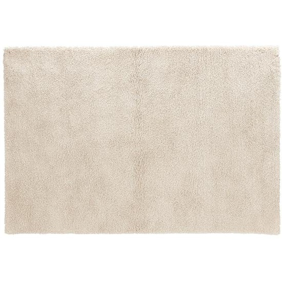 Tapis de salon shaggy TISSO beige - 120x170 cm