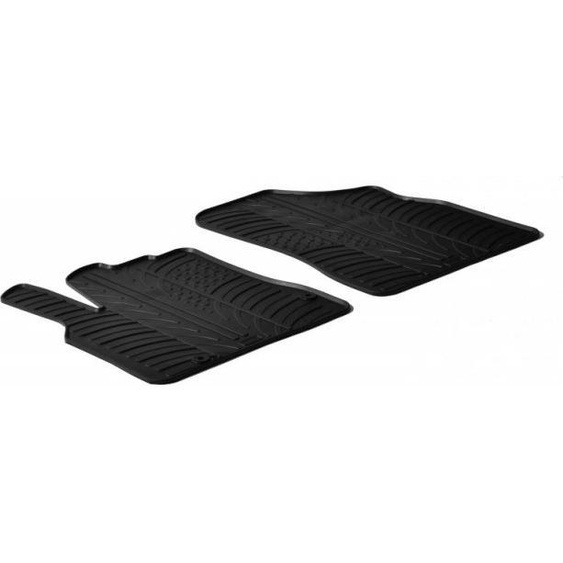 Tapis de sol caoutchouc Gledring Peugeot Partner 2008-2018 (avant)