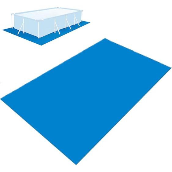Ersandy - Tapis de Sol de Piscine, Tapis de Piscine Hors Sol 500x300CM, Tapis de Sol de Piscine Imperméable Rectangulaire Pliable, Protecteur de Sol