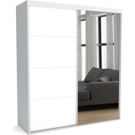 Tapis de vestiaire FURNLUX A Blanc 120cm / Couleur principale : Blanc / Dimensions : 120 x 60 x 205 cm