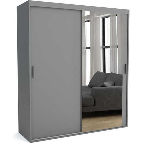 Tapis de vestiaire FURNLUX A Gris 120cm / Couleur principale : Gris / Dimensions : 120 x 60 x 205 cm