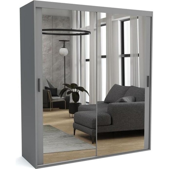 Tapis de vestiaire FURNLUX A Gris 130cm / Couleur principale : Gris / Dimensions : 130 x 60 x 205 cm